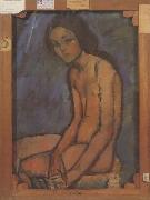 Amedeo Modigliani Nu assis (mk39) china oil painting artist